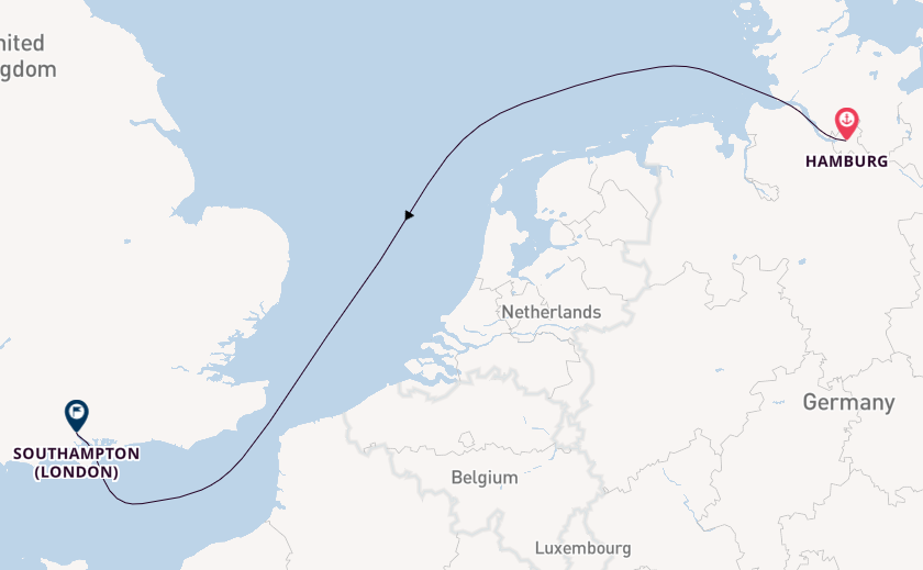 British Isles from Hamburg, Germany with the Queen Victoria