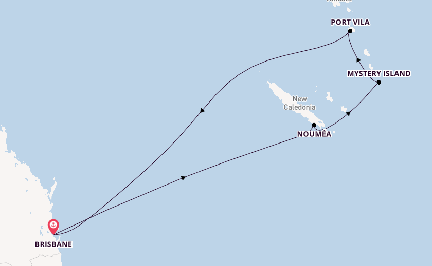 South Pacific from Brisbane, Australia with the Quantum of the Seas