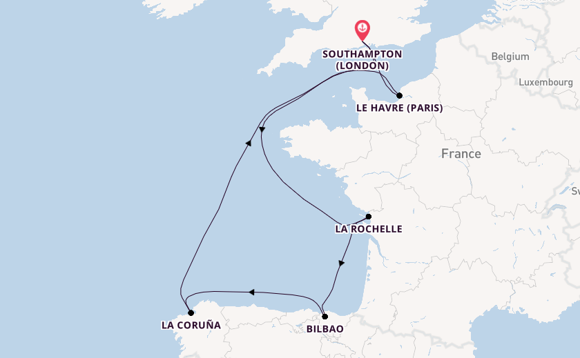 British Isles from Southampton, England with the MSC Virtuosa
