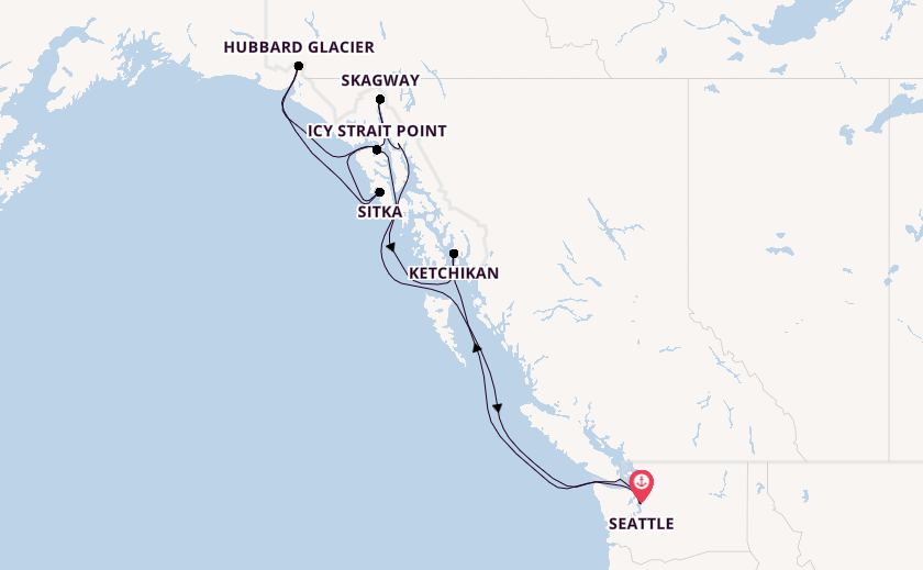 Alaska & West Canada from Seattle, Washington, USA with the Norwegian Joy