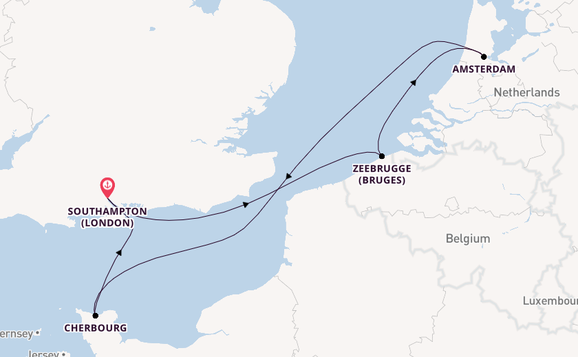 British Isles from Southampton, England with the Queen Victoria