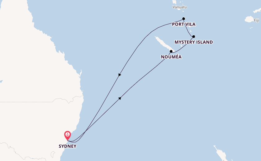 South Pacific from Sydney, Australia with the Anthem of the Seas