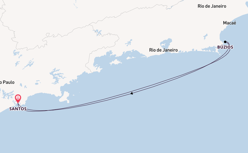Brazil from Santos, Brazil with the MSC Seaview