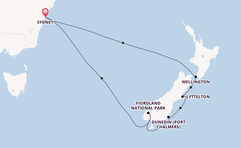 Australia and New Zealand from Sydney, Australia with the Carnival Splendor