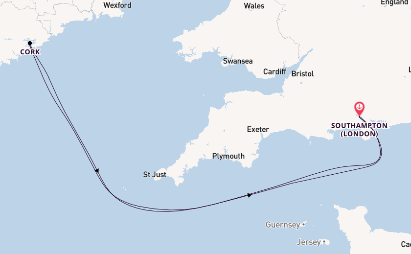 British Isles from Southampton, England with the MSC Virtuosa