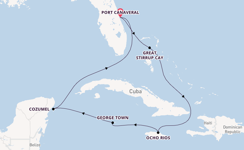 Caribbean from Port Canaveral, Florida with the Norwegian Epic