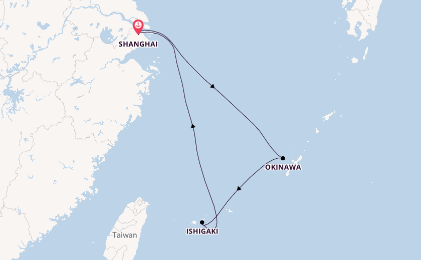 Japan from Shanghai, China with the Spectrum of the Seas