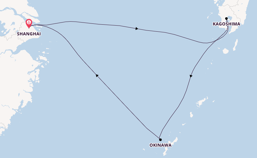 Japan from Shanghai, China with the Spectrum of the Seas