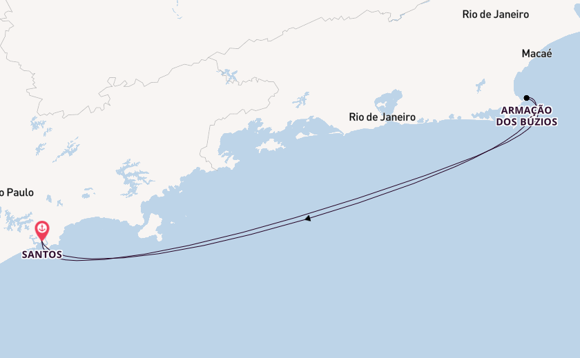 Brazil from Santos, Brazil with the MSC Seaview