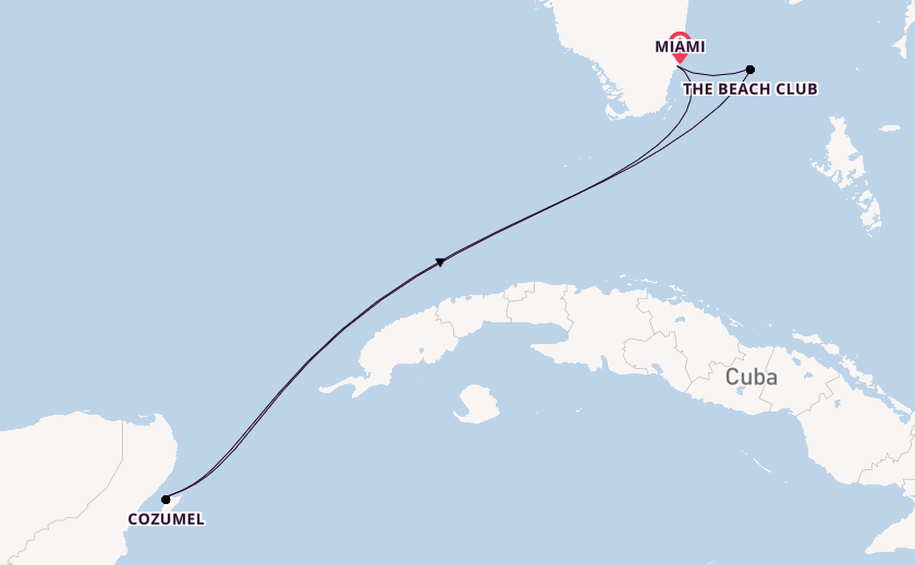 Caribbean from Miami, Florida with the Scarlet Lady
