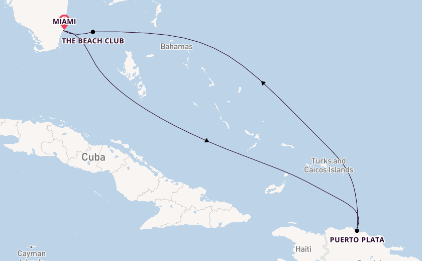 Caribbean from Miami, Florida with the Scarlet Lady
