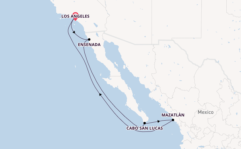 Mexican Riviera from Los Angeles, California with the Navigator of the Seas 