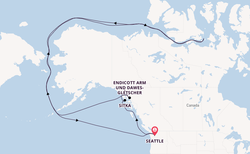 Alaska from Seattle, Washington with the Quantum of the Seas