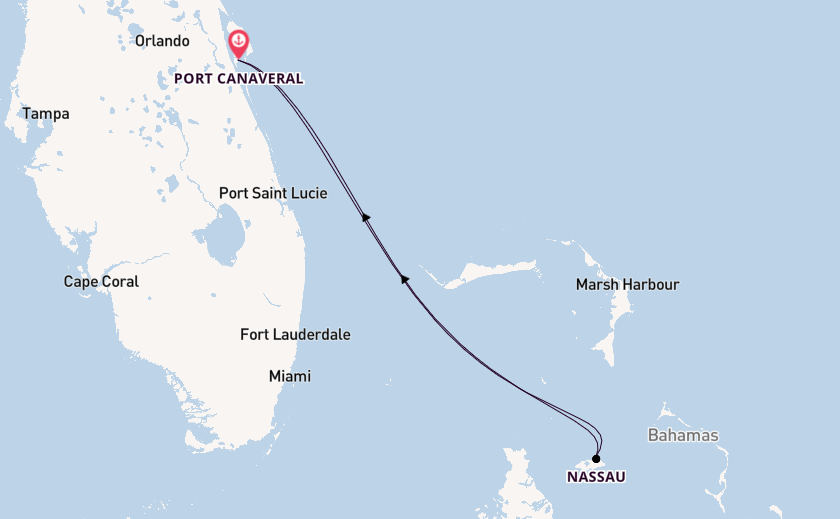 Caribbean from Port Canaveral, Florida with the Utopia of the Seas