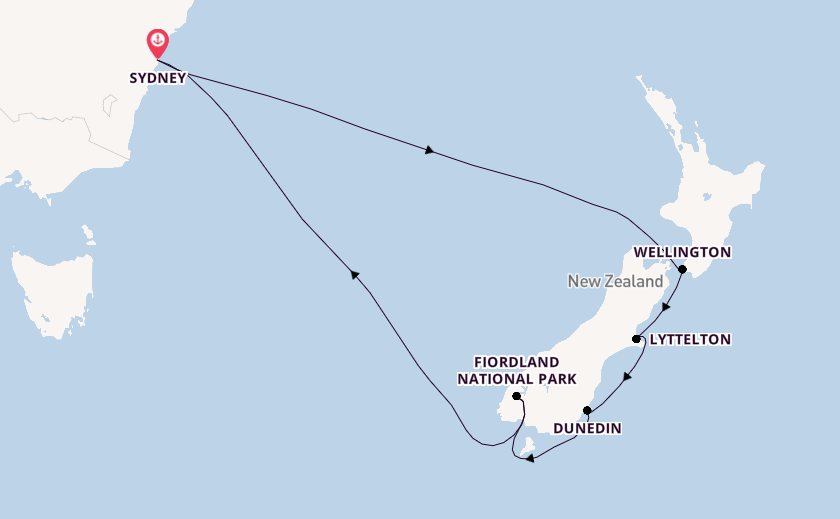 Australia and New Zealand from Sydney, Australia with the Carnival Splendor