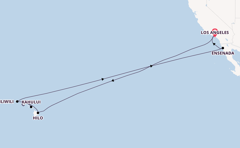 Polynesia from Los Angeles, California with the Emerald Princess
