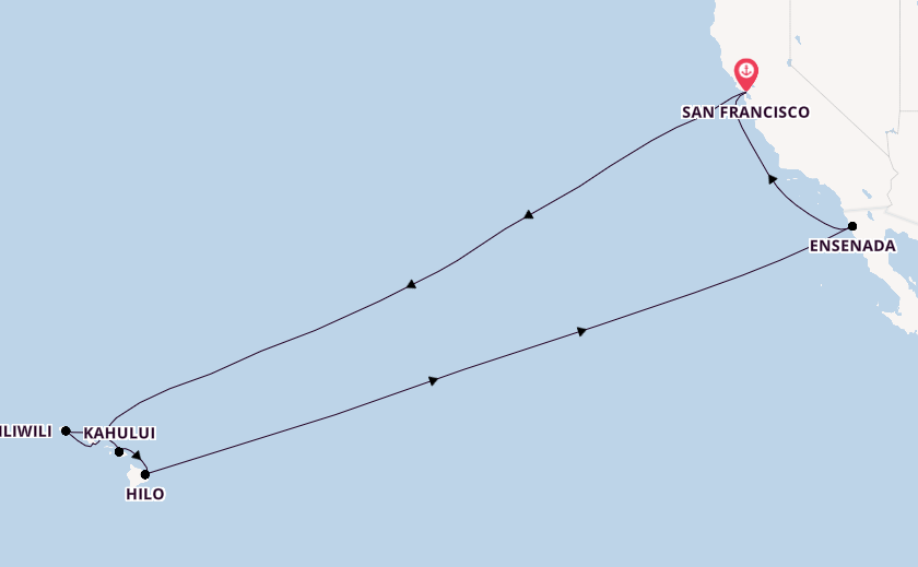 Polynesia from San Francisco, California with the Ruby Princess