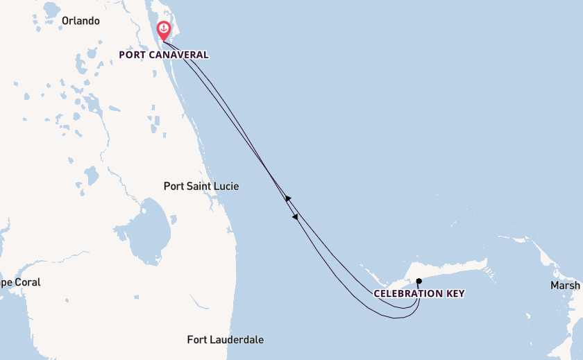 Caribbean from Port Canaveral, Florida with the Carnival Glory