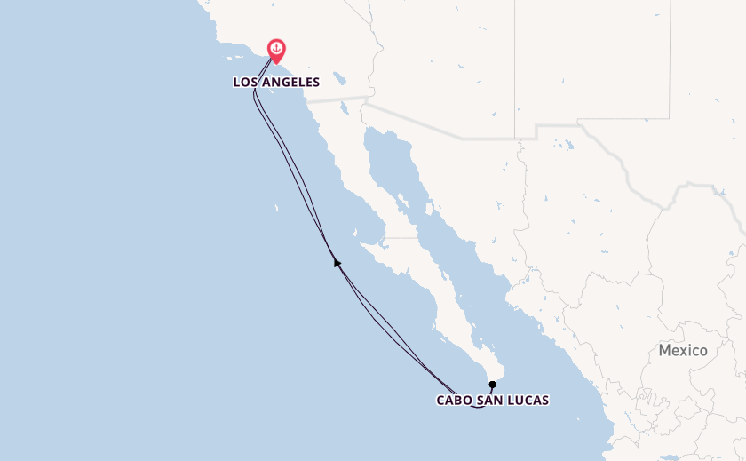 West Coast USA from Los Angeles, California with the Quantum of the Seas