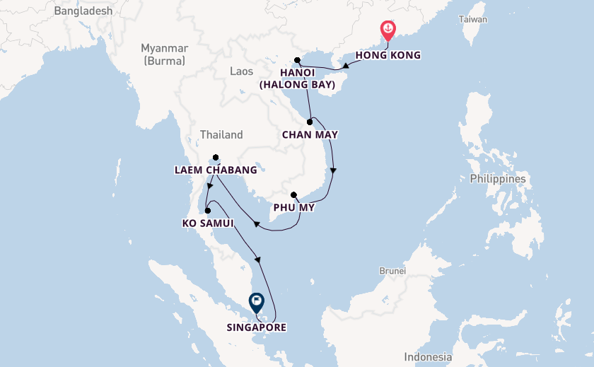 Walls & Warriors Tour Luxury Vietnam & Thailand with Hong Kong & Singapore Stays