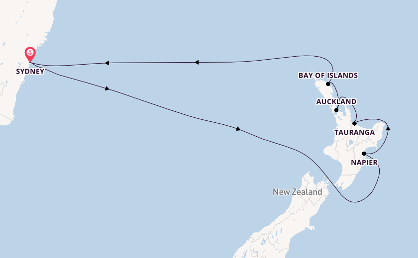 Nautical New Year -Sydney to New Zealand