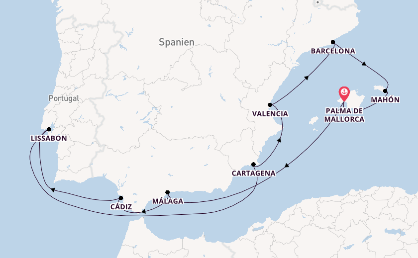 Spanien, Portugal & Balearen