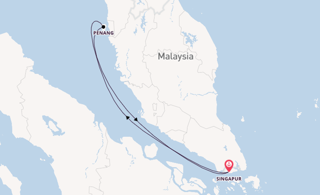Südostasien ab Singapur, Singapur auf der Quantum of the Seas