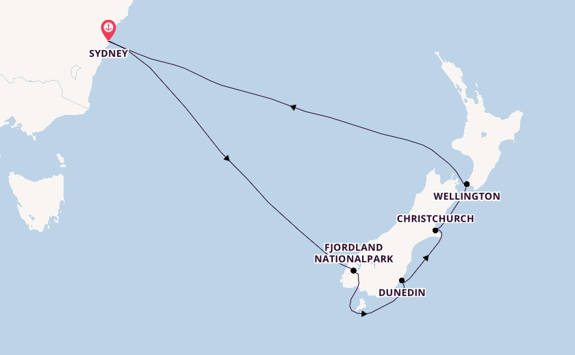 Australien und Neuseeland ab Sydney auf der Carnival Splendor