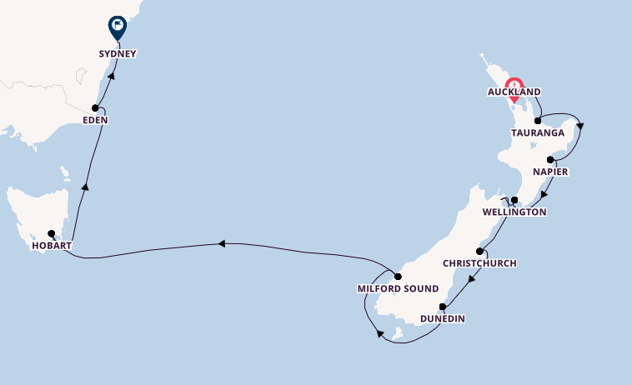 Australien und Neuseeland ab Auckland, Neuseeland auf der Azamara Onward