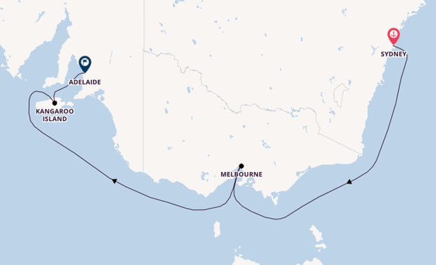 Australien ab Sydney auf der Grand Princess