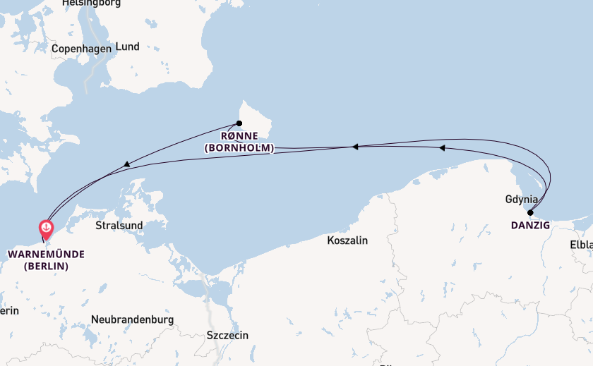 Kurzreise nach Danzig & Bornholm