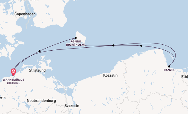 Kurzreise nach Danzig & Bornholm ab Warnemünde