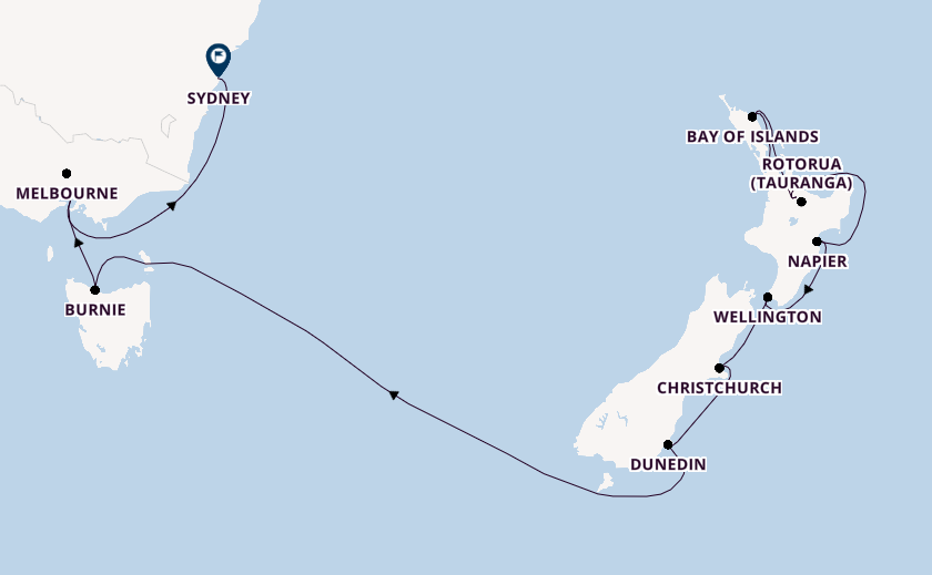 Australien und Neuseeland ab Auckland, Neuseeland auf der Seven Seas Explorer