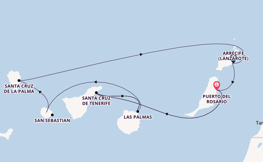 Kanarische Inseln ab Puerto del Rosario, Fuerteventura auf AIDAmar