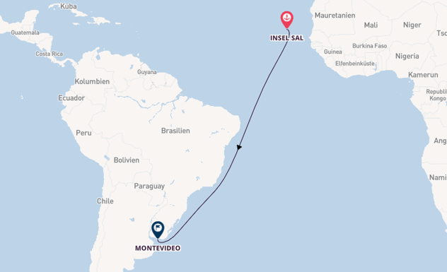 Portugal ab Sal Rei (Boa Vista), Kap Verde auf der HANSEATIC spirit