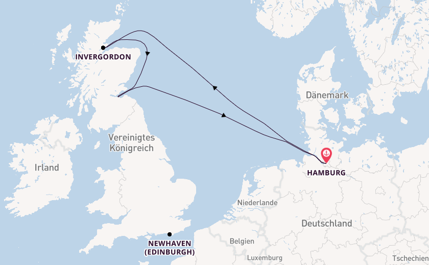 Kurzreise nach Schottland ab Hamburg