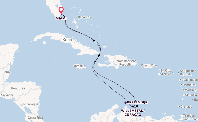 Südliche Karibik ab Miami auf der Carnival Magic