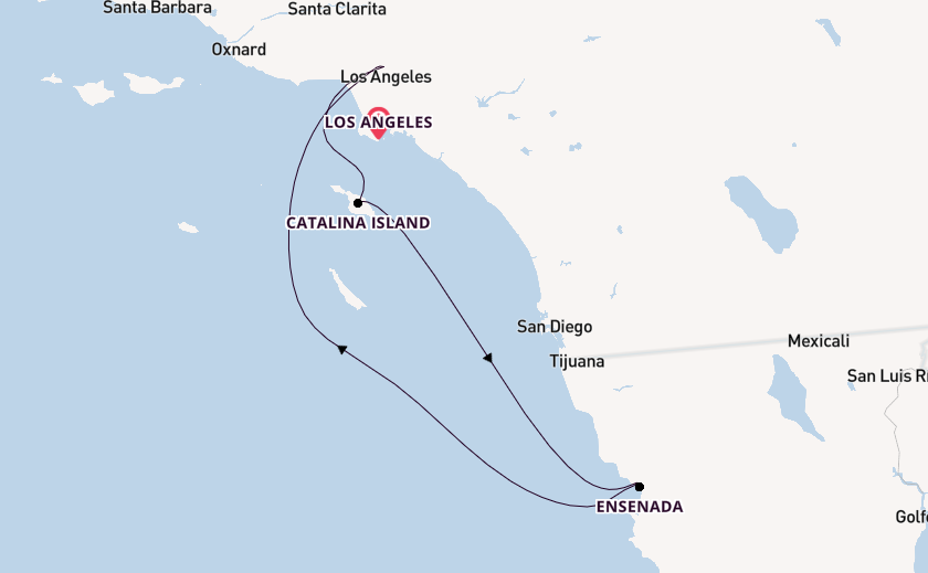 USA Westküste ab Los Angeles, USA auf der Carnival Radiance