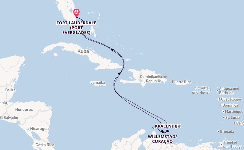 Südliche Karibik ab Fort Lauderdale (Port Everglades), USA auf der Celebrity Silhouette