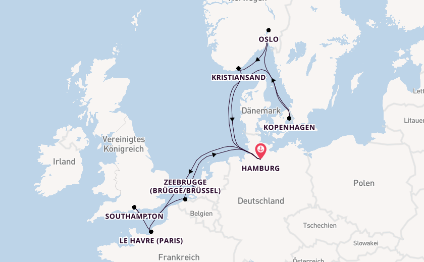 Metropolen & Skandinavien ab Hamburg