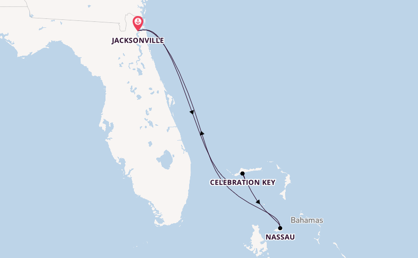 Karibik ab Jacksonville, Florida USA auf der Carnival Elation