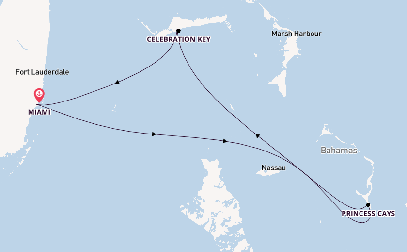 Karibik ab Miami auf der Carnival Conquest