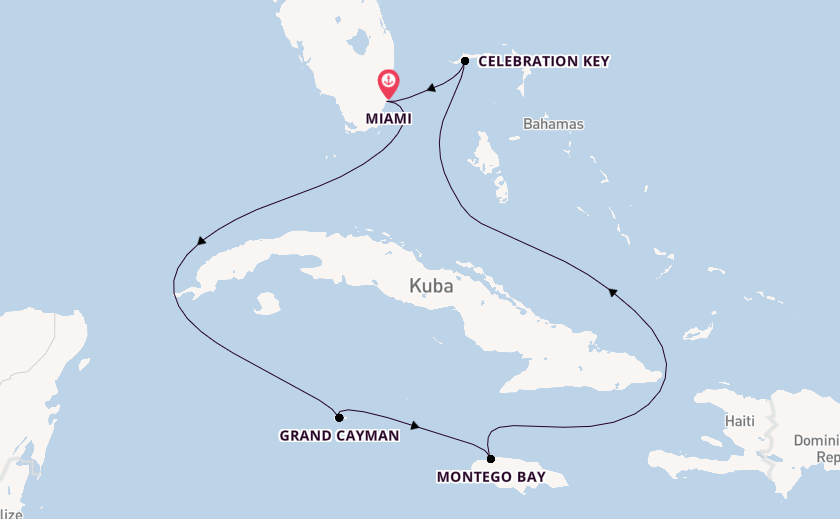Karibik ab Miami auf der Carnival Horizon