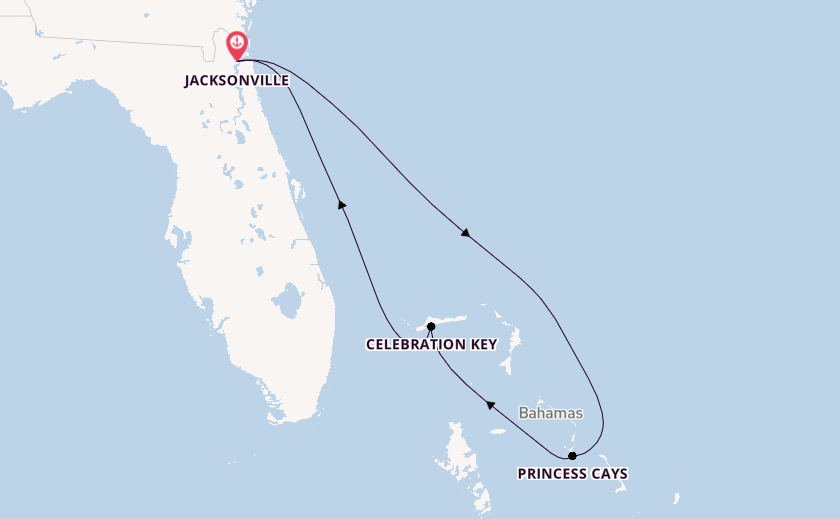 Karibik ab Jacksonville, Florida USA auf der Carnival Elation