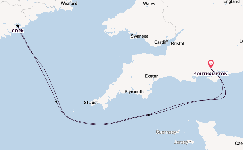 Britische Inseln ab Southampton, Großbritannien auf der MSC Virtuosa