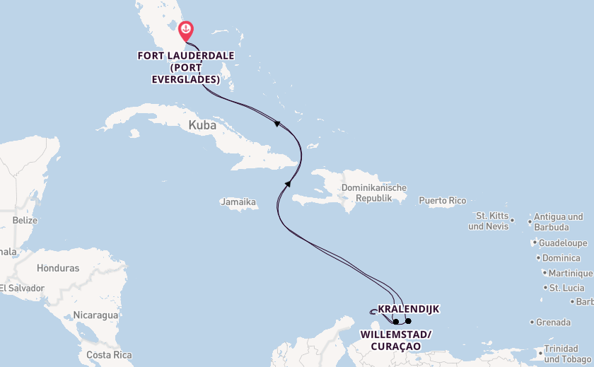 Südliche Karibik ab Fort Lauderdale (Port Everglades), USA auf der Celebrity Silhouette