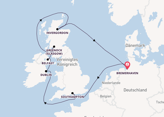 11 Tägige Kreuzfahrt Bis Bremerhaven Mein Schiff 3 Tui