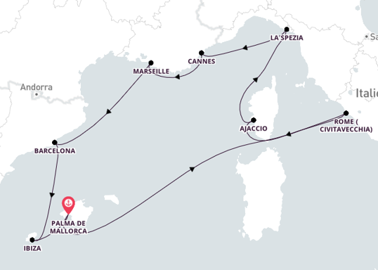 11 Tägige Kreuzfahrt Bis Palma De Mallorca Neue Mein