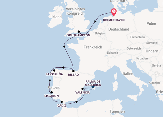 Bremerhaven Und Palma De Mallorca Erkunden Mein Schiff 3