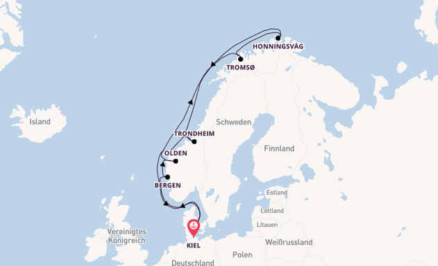 In 12 Tagen Nach Kiel über Tromsø Mein Schiff 6 Tui Cruises